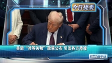 20250802 美新“对等关税”政策公布 引发各方质疑