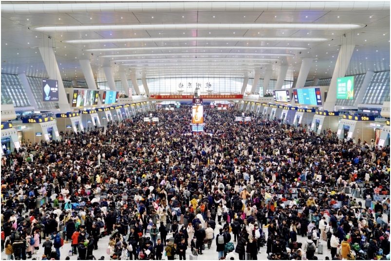 The annual passenger volume of Hangzhou Railway Station exceeded 100 million for the first time (Figure 1)